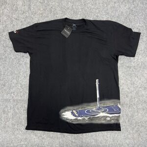 SpaceX Shirt Mens 2X Black F9 Falcon 9 Rocket Drone Ship Landing Elon Musk NEW